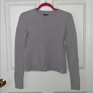 Cashmere cropped sweater